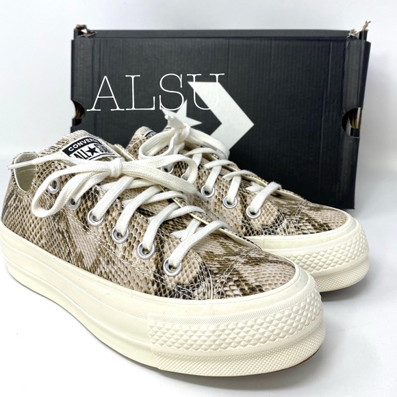 Converse Ctas Lift OX Egret Platform W 564677c - Picture 5 of 11